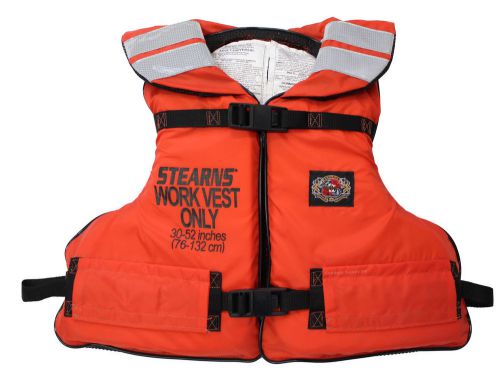 Stearns Universal Life Jacket Type III / V Adult Work Vest USCG Approved
