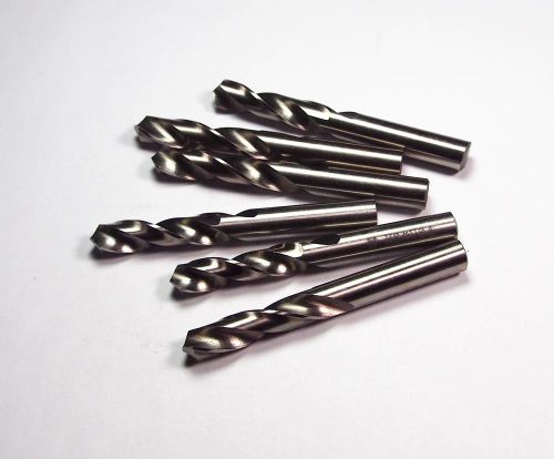 Screw Machine Drills &#034;W&#034; HSS 118D 1-7/8&#034; LOC x 3-1/4&#034; OAL USA Qty 6 &lt;2141&gt;