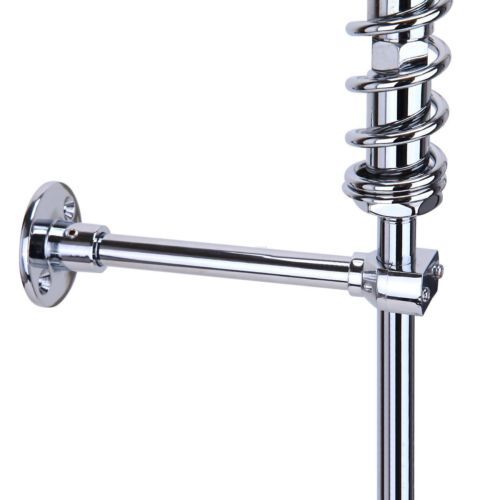 9.8&#034; wall mounted pre-rinse faucet w/ 15.7&#034; swivel add-on faucet sink mixer tap for sale