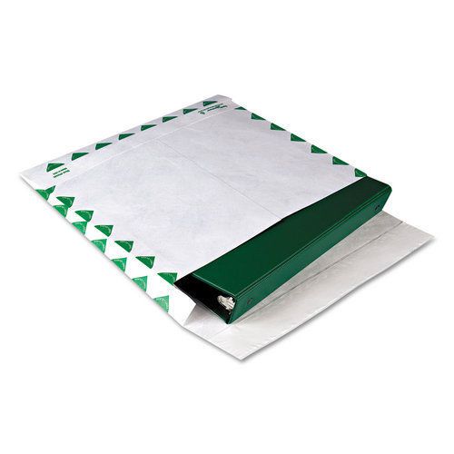 Quality park quar4440 white tyvek booklet expansion mailer, 1st class, 10 x 13 for sale