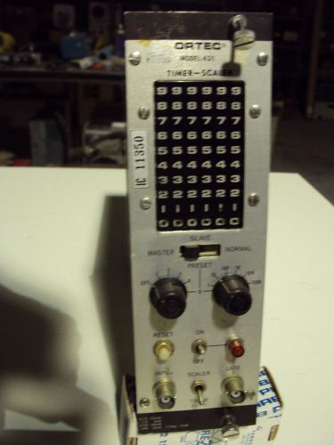 Ortec 431 Scaler, un-tested, nimbin nuclear plug-in