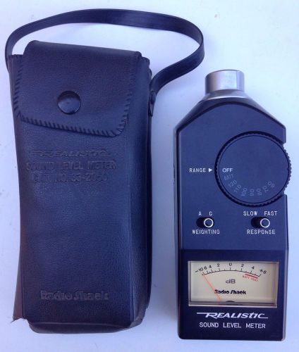 Realistic Sound Pressure Level (SPL) Meter No. 33-2050