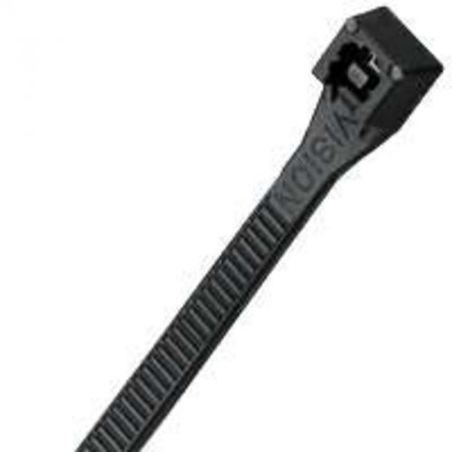 Miniature cable tie, 13/16&#034;, nylon, uv black, 4&#034; l gb-gardner bender 46-104uvb for sale