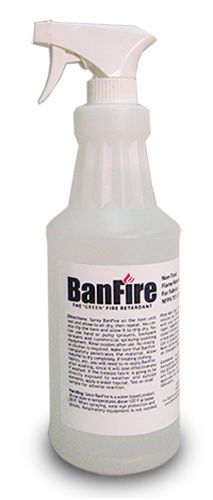 BanFire Fire Retardant Spray for Fabrc