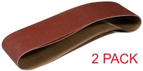 2 pack 4&#034; x 24&#034; general purpose sanding belts 40 grit extra coarse for sale