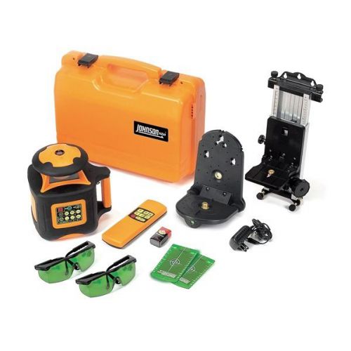 Johnson acculine rotary laser level green beam 40-6545 for sale