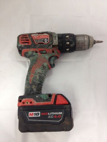 Milwaukee m18 18-volt lithium-ion cordless 1/2 in. hammer drill 2607-20 for sale