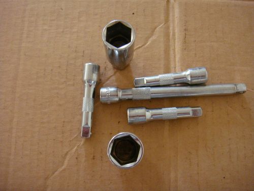 F ) misc. mixed lot machinists sockets extension tools all seen