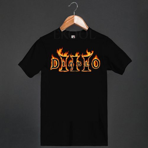 Diablo III Video game action role-playing Logo Black T-Shirt
