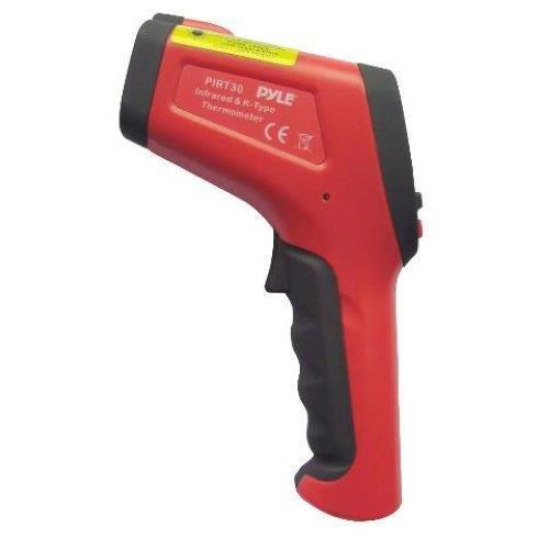 Pyle PIRT30 High Temperature Infrared Thermometer with Type K Input Laser On/Off
