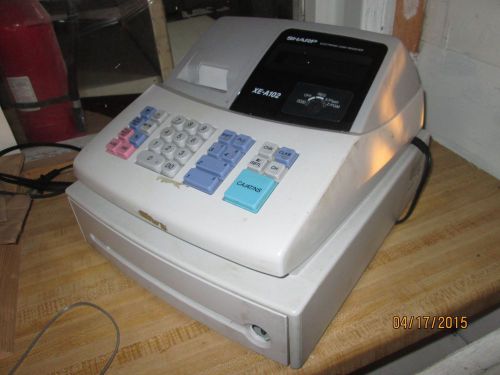 *** Cash Register and Drawer *** Sharp *** Model XE-A102 *** Electronic ***