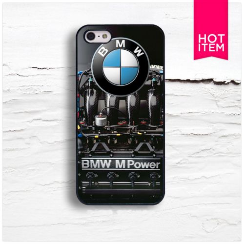BMW Car Sport Wood Engine Logo Apple iPhone &amp; Samsung Galaxy Case Cover