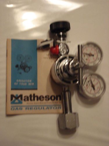 Matheson 3320 Stainless Gas Regulator, 100/ 3000 psi