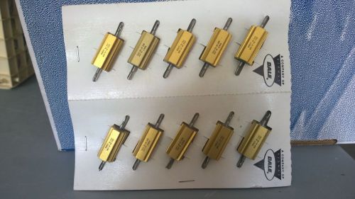 10 Dale Resisters   35 Ohms    25 Watts     1%   NOS