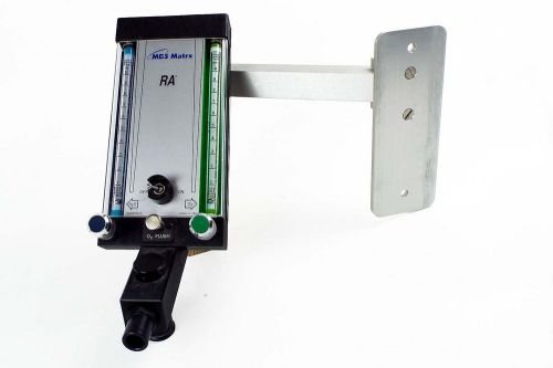 Matrx ra dental wall mount nitrous oxide sedation flowmeter w/ bracket for sale