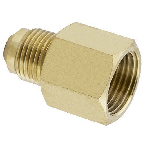 LASCO 17 5847 1 2 Inch Female Flare by 3 8 Inch Male Flare Brass Adapter