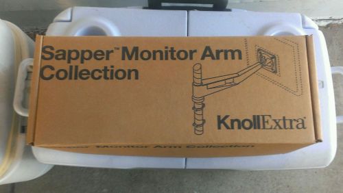 Knoll sapper   monitor arms grey. or black. But the rings are red