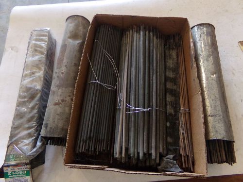 MIXED LOT OF 61 LBS OF WELDING RODS (MIZED SIZES &amp; TYPES) - NEW (old stock)