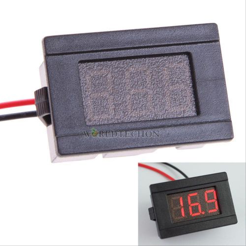 Dc4.5-120v 0.36&#039;&#039; red led panel meter mini digital amp dual digital volt meter for sale