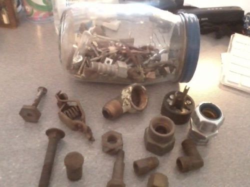 BRASS FITTINGS, NUTS, BOLTS, SCREWS &amp; MISC.