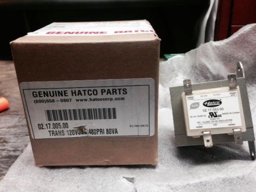 Hatco - 02.17.005.00 - 480Vpri. To 120V sec.  80 VA Transformer