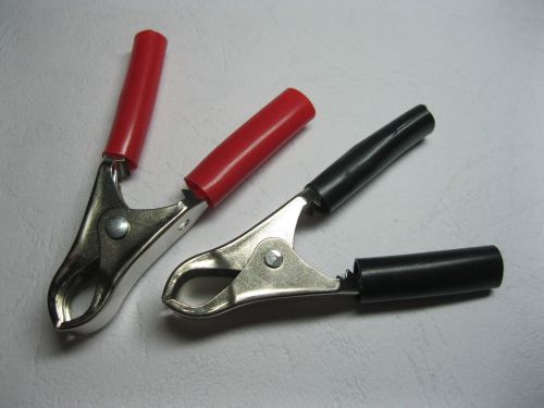 4 pcs battery test clip insulated clamp 10a 50mm 212 for sale