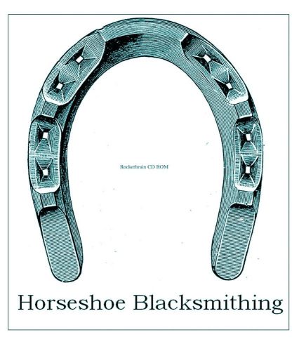 Equestrian Horseshoe farrier Blacksmith tool Wagon making howto manual on CD