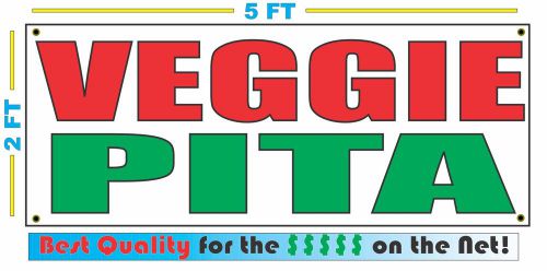 VEGGIE PITA Banner Sign NEW Larger Size Best Quality for The $$$ Fair Food