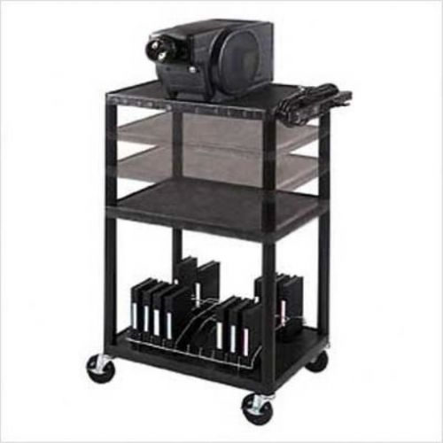 New luxor lpduo-b shelves multi height lp cart  18&#034; x 24&#034; for sale