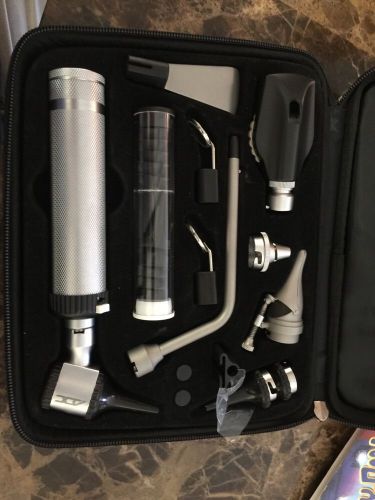 ADC 2.5V OTOSCOPE OPTHALMOSCOPE COMPLETE DIAGNOSTIC SET WITH CASE # 5215 NEW