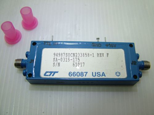 RF  Amplifier 7 - 15GHz (10.368GHz) 20dB 15dBm CTT SA-0319-175