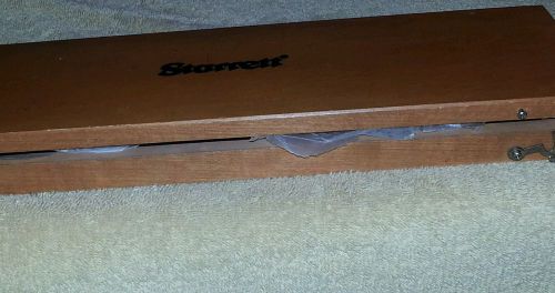 Vintage STARRETT  NO. 823F NEW IN ORIGINAL WOODEN BOX. Inside Micrometer.