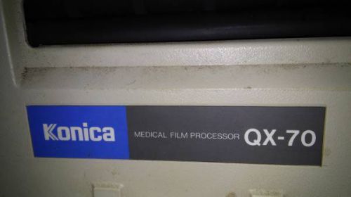 Konica QX-70 Xray Film Processor - Needs Sevice