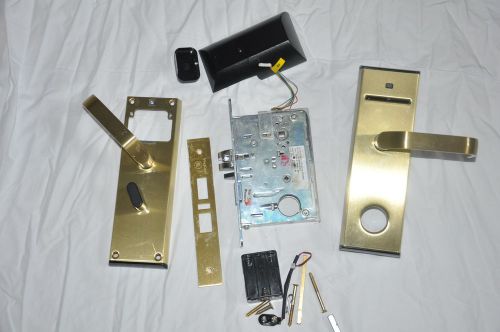 Used But Very New Vingcard 2100 Hotel Lock Classic Brass/Gold,RighHand