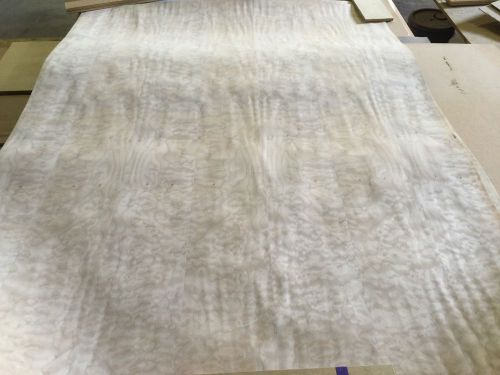 Wood Veneer Quilted Maple 48x65 1 Piece 10Mil Paper Backed &#034;EXOTIC&#034; 0917 3 Lok