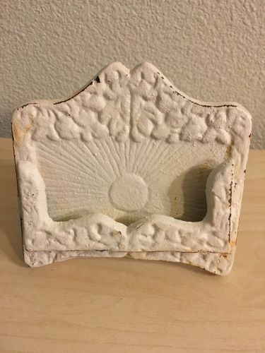 Business Card Holder Shabby Chic Vintage Office Collectible Accesory Decorcation