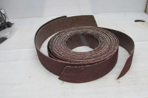 4 x 10 Foot 40 Grit Sand Paper Belts Commercial Grade Start Price Very Cheap