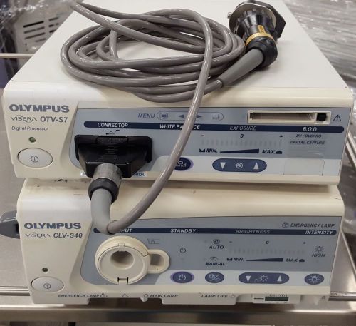 Olympus OTV-S7 Processor, Camera &amp; Coupler, CLV-S40 Light Source