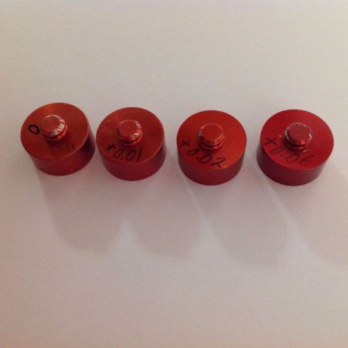 4 PCS of Beckman coulter Ultracentrifuge Aluminum Red Spacer for Quick seal tube
