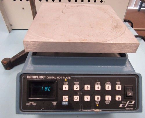 720 SERIES DATEPLATE DIGITAL HOT PLATE COLE PARMER 03404-33 FREE SHIPPING