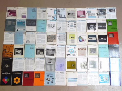 Agilent hp keysight applications notes from 60&#039;s 70&#039;s 80&#039;s  lot of 70 for sale