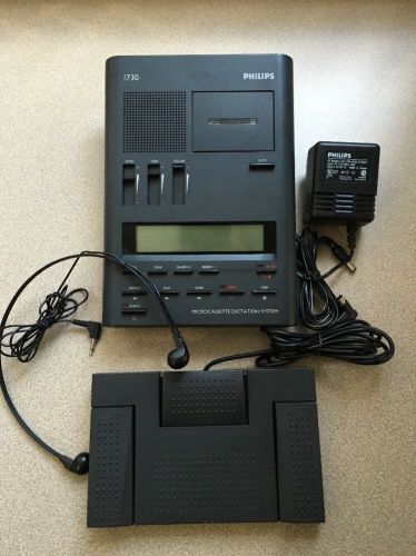 Philips LFH-1730 Microcassette Dictation Recorder Transcription System