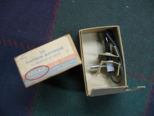 Rare Vintage - Platinum Electrode for Beckman pH Meter - 281, NOS