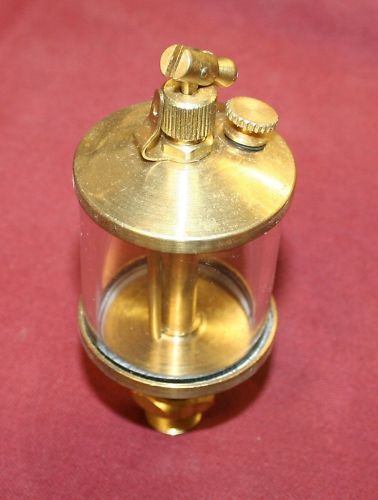 Size #2 Brass Gas Engine Drip Oiler Hit &amp; Miss Fairbanks Steam 3/8 NPT