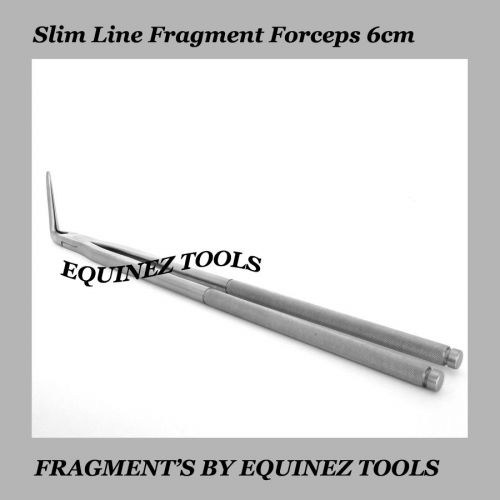19&#034; Equine Slim Line Fragment Forceps 6cm Pouch, Stainless Steel Dental Equine