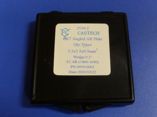 New - 56pcs castech angled anti-reflective plate / ar glass wedge 1460..1640nm for sale