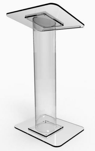 Acrylic/podium/lectern/pulpit/plexiglass/lucite/clear 1803-7 clear for sale