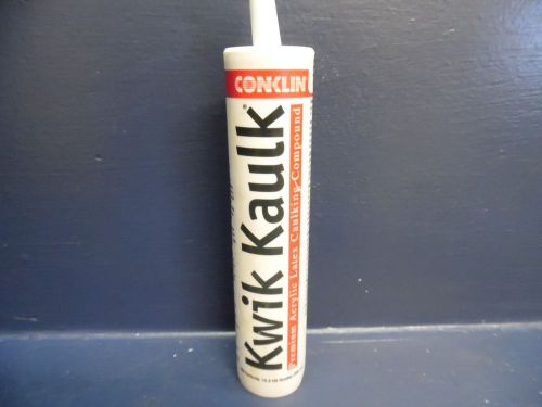 Conklin KWIK KAULK Premium Acrylic Latex Caulk Caulking Compound BRONZE