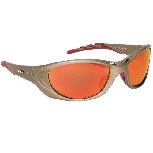 Fuel 2 Protective Eyewear, 11650-00000-10 Red Mirror Lens, Metallic Sand Fra