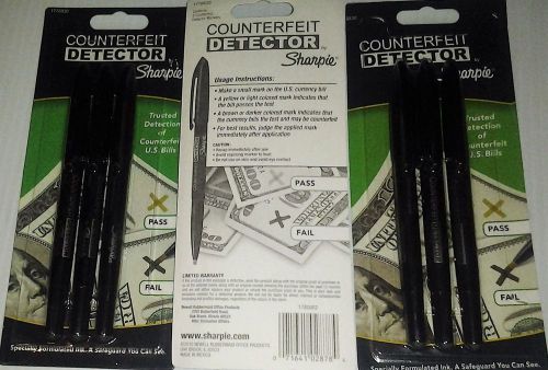 Sharpie Counterfeit Money Detector Pens, 6 ea only $11.99 +FREE SHIPPING!